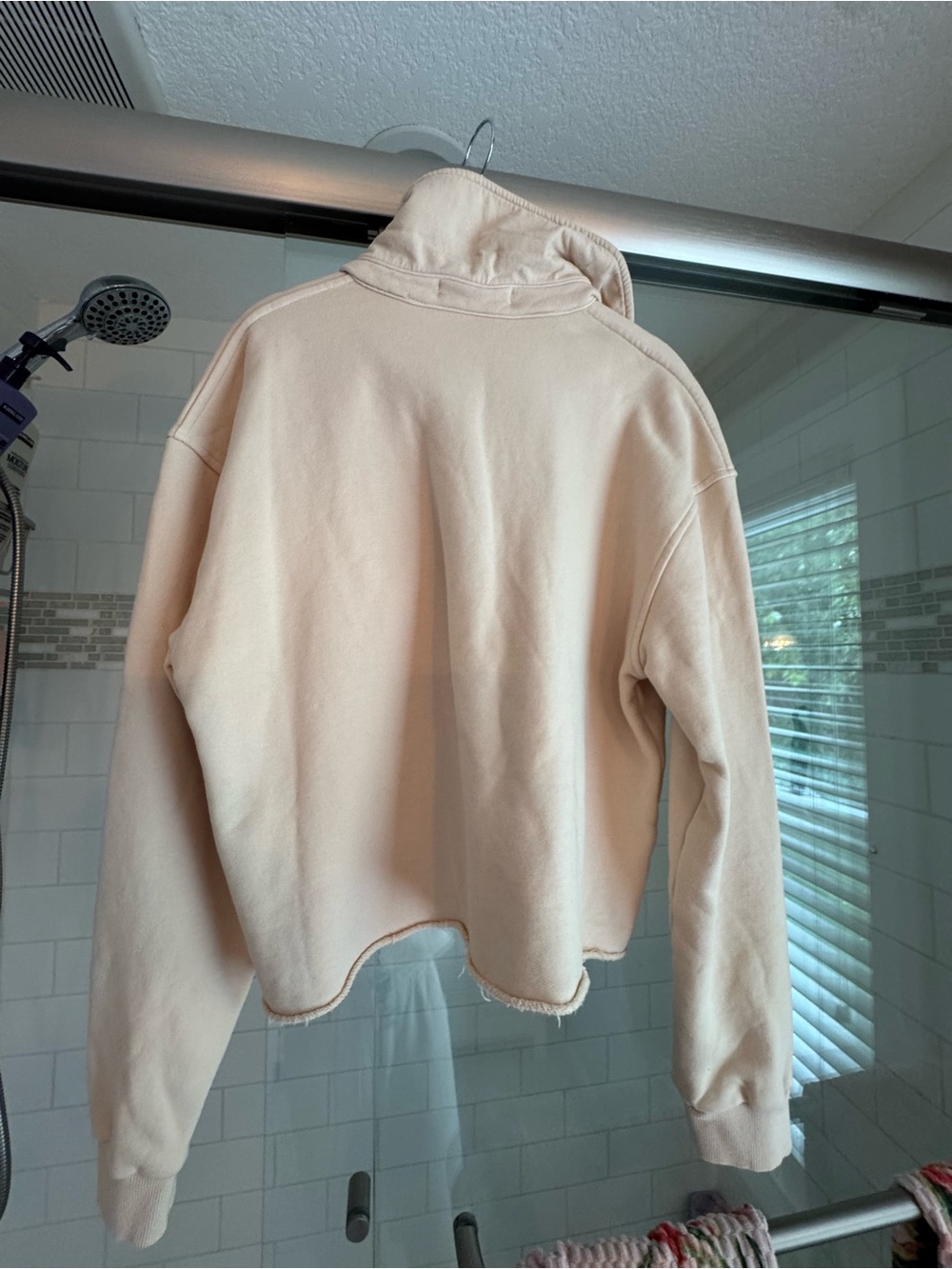 Henley sweatshirt
